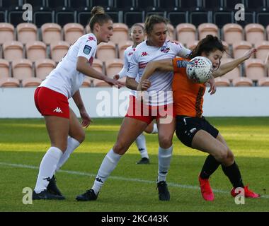 Während der FA Women's Championship zwischen London Bees und Lewes FC Women im Hive Stadium, Edgware, Großbritannien, am 15.. November 2020 (Foto by Action Foto Sport/NurPhoto) Stockfoto