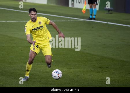 Villarreals Alfonso Pedraza beim spanischen La Liga-Spiel zwischen Villarreal CF und Real Madrid am 21. November 2020 im Stadion La Ceramica. (Foto von Jose Miguel Fernandez/NurPhoto) Stockfoto