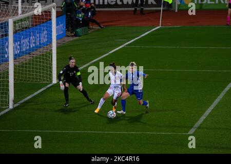 Nahikari García während des Qualifikationsspiels Spanien gegen Moldawien, für den Eurocup in England 2022, in Ciudad del Futbol de las Rozas, Spanien, 27. November 2020. (Foto von Jon Imanol Reino/NurPhoto) Stockfoto