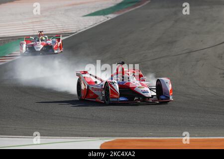 94 LYNN Alexandre (GBR), Mahindra Racing, Mahinda M7Electro, Action während des offiziellen Vorsaison-Tests der ABB Formel-E-Meisterschaft auf dem Circuit Ricardo Tormo in Valencia am 28. November 29 und 1. Dezember in Spanien. (Foto von Xavier Bonilla/NurPhoto) Stockfoto