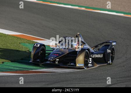 13 da COSTA Antonio Felix (POR), DS Techeetah, DS E-Tense FE20, Aktion während des offiziellen Vorsaison-Tests der ABB Formel-E-Meisterschaft auf dem Circuit Ricardo Tormo in Valencia am 28. November 29 und 1. Dezember in Spanien. (Foto von Xavier Bonilla/NurPhoto) Stockfoto