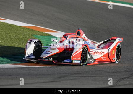 94 LYNN Alexandre (GBR), Mahindra Racing, Mahinda M7Electro, Action während des offiziellen Vorsaison-Tests der ABB Formel-E-Meisterschaft auf dem Circuit Ricardo Tormo in Valencia am 28. November 29 und 1. Dezember in Spanien. (Foto von Xavier Bonilla/NurPhoto) Stockfoto