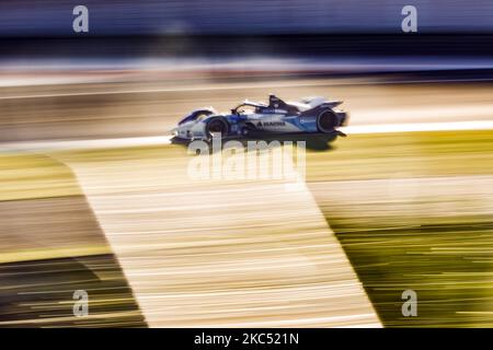 27 DENNIS Jake (GBR), BMW i Andretti Motorsport, BMW iFE.21, Aktion während des offiziellen Vorsaison-Tests der ABB Formel-E-Meisterschaft auf dem Circuit Ricardo Tormo in Valencia am 28. November 29 und 1. Dezember in Spanien. (Foto von Xavier Bonilla/NurPhoto) Stockfoto