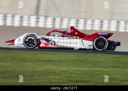 07 SETTE Camara Sergio (BRA), Dragon / Penske Autosport, Penske EV-5, Aktion während des offiziellen Vorsaison-Tests der ABB Formel-E-Meisterschaft auf dem Circuit Ricardo Tormo in Valencia am 28. November 29 und 1. Dezember in Spanien. (Foto von Xavier Bonilla/NurPhoto) Stockfoto