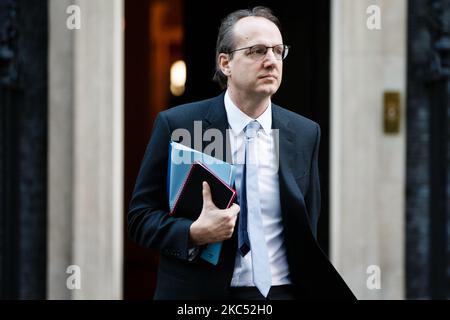 Martin Reynolds, Principal Private Secretary des britischen Premierministers Boris Johnson, verlässt die Downing Street 10 für das wöchentliche Kabinettstreffen, das derzeit am 1. Dezember 2020 im Foreign, Commonwealth and Development Office (FCDO) in London, England, stattfindet. (Foto von David Cliff/NurPhoto) Stockfoto