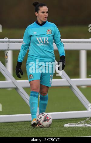 Alexandra Brooks von Blackburn Rovers während des FA Women's Championship Matches zwischen dem Durham Women FC und Blackburn Rovers am Sonntag, dem 6.. Dezember 2020, im Maiden Castle, Durham City. (Foto von Mark Fletcher/MI News/NurPhoto) Stockfoto