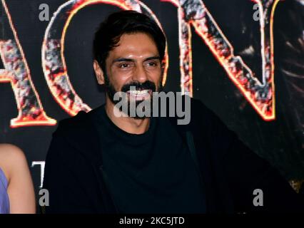 Arjun Rampal während der Teaser-Vorstellung des Films „The Battle of Bhima Koregaon“ am 10. Dezember 2020 im Hotel JW Marriott, Juhu in Mumbai, Indien. (Foto von Azhar Khan/NurPhoto) Stockfoto