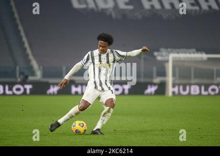 Juan Cuadrado von Juventus FC während des Serie-A-Spiels zwischen Juventus und Atalanta BC im Allianz-Stadion am 16. Dezember 2020 in Turin, Italien. (Foto von Alberto Gandolfo/NurPhoto) Stockfoto