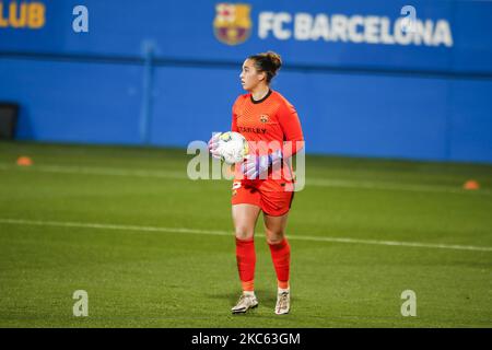 13 Catalina Coll des FC Barcelona beim UEFA Champions League Women Match zwischen PSV und FC Barcelona im Johan Cruyff Stadium am 16. Dezember 2020 in Barcelona, Spanien. (Foto von Xavier Bonilla/NurPhoto) Stockfoto