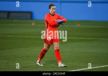 13 Catalina Coll des FC Barcelona beim UEFA Champions League Women Match zwischen PSV und FC Barcelona im Johan Cruyff Stadium am 16. Dezember 2020 in Barcelona, Spanien. (Foto von Xavier Bonilla/NurPhoto) Stockfoto