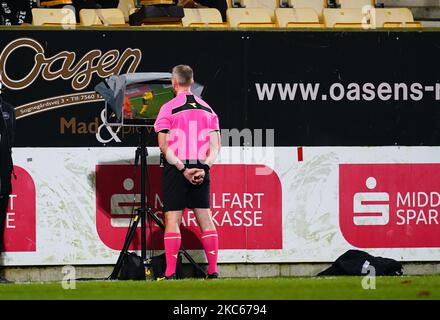 Jakob kehlet beim Superliga-Spiel zwischen AC Horsens und Brøndby in der CASA Arena, Horsens, Dänemark, am 20. Dezember 2020. (Foto von Ulrik Pedersen/NurPhoto) Stockfoto