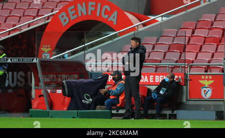 Paulo Sergio vom Portimonense SC in Aktion während des Liga NOS-Spiels zwischen SL Benfica und Portimonense SC im Estadio da Luz am 29. Dezember 2020 in Lissabon, Portugal. (Foto von Paulo Nascimento/NurPhoto) Stockfoto