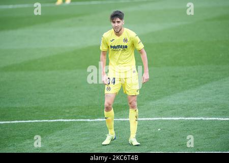 Fernando Fer Nino von Villarreal CF während der La Liga Santander mach zwischen Villarreal und Levante im Estadio de la Ceramica am 2. Januar 2021 in Vila-real, Spanien (Foto: Maria Jose Segovia/NurPhoto) Stockfoto