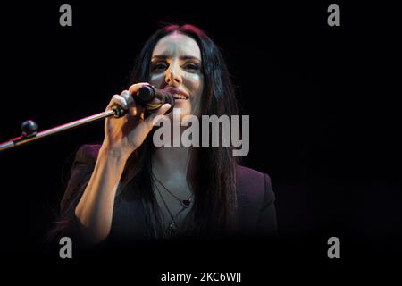 Die spanische Sängerin Mala Rodriguez spielt am 03. Januar 2020 auf der Bühne des Madrider Brillante Festivals im Teatro La Latina in Madrid, Spanien. (Foto von Oscar Gonzalez/NurPhoto) Stockfoto