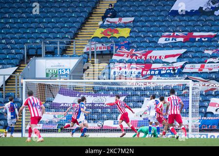 Adam Armstrong von Blackburn Rovers während des Sky Bet Championship-Spiels zwischen Blackburn Rovers und Stoke City im Ewood Park, Blackburn, am Samstag, dem 16.. Januar 2021. (Foto von Pat Scaasi/MI News/NurPhoto) Stockfoto