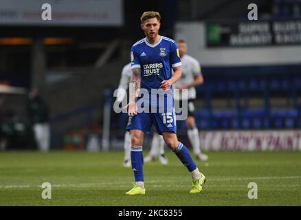 Ipswichs Teddy Bishop beim Sky Bet League 1-Spiel zwischen Ipswich Town und Peterborough United am Samstag, den 23.. Januar 2021 in der Portman Road, Ipswich. (Foto von Ben Pooley/MI News/NurPhoto) Stockfoto