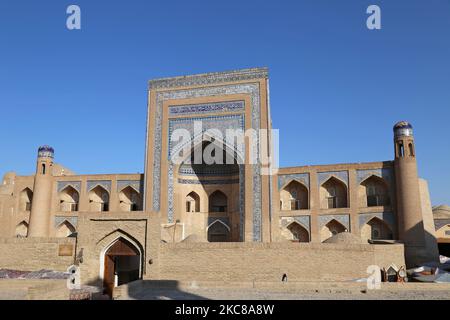 Allah Kuli Khan Madrasa, Ichan Kala (Innere Festung), Khiva, Provinz Horezm, Usbekistan, Zentralasien Stockfoto