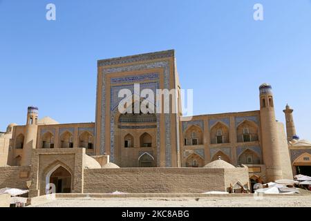 Allah Kuli Khan Madrasa, Ichan Kala (Innere Festung), Khiva, Provinz Horezm, Usbekistan, Zentralasien Stockfoto