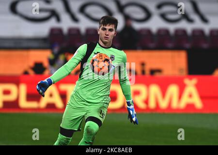 Mihai Popa während des Spiels 19. in der Romania League 1 zwischen CFR Cluj und Astra Giurgiu, im Dr.-Constantin-Radulescu-Stadion, Cluj-Napoca, Rumänien, 28. Januar 2021 (Foto: Flaviu Buboi/NurPhoto) Stockfoto