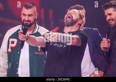 Berlin, Deutschland. 04.. November 2022. REA Garvey tritt beim Finale der Casting-Show „The Voice of Germany“ im Studio Adsgil auf. Quelle: Gerald Matzka/dpa/Alamy Live News Stockfoto