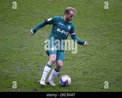 Barry Bannan am Mittwoch von Sheffield während der Sky Bet Championship zwischen Millwall und Sheffield am 06.. Februar 2021 im Den Stadium, London (Foto by Action Foto Sport/NurPhoto) Stockfoto