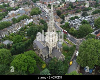 Die St. Giles Church Camberwell, High Church in South London Stockfoto