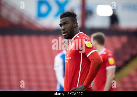 Daryl Dyke von Barnsley während des Sky Bet Championship-Spiels zwischen Barnsley und Birmingham City in Oakwell, Barnsley am Samstag, 6.. März 2021. (Foto von Pat Scaasi/MI News/NurPhoto) Stockfoto