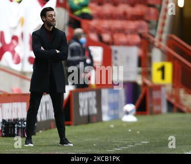 Johnnie Jackson Caretaker Manager von Charlton Athletic während der Sky Bet League One zwischen Charlton Athletic und Bristol Rovers am 16.. März 2021 im Valley, Woolwich (Foto by Action Foto Sport/NurPhoto) Stockfoto