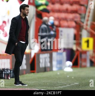 Johnnie Jackson Caretaker Manager von Charlton Athletic während der Sky Bet League One zwischen Charlton Athletic und Bristol Rovers am 16.. März 2021 im Valley, Woolwich (Foto by Action Foto Sport/NurPhoto) Stockfoto