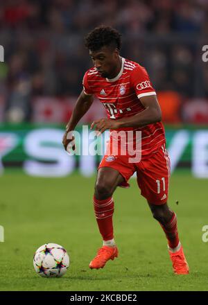 München, 1.. November 2022. Kingsley Coman von Bayern München während des UEFA Champions League-Spiels in der Allianz Arena, München. Bildnachweis sollte lauten: Jonathan Moscrop / Sportimage Stockfoto