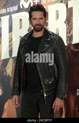 Harlys Becerra nimmt an der „LIBERTAD“-Premiere im Proyecciones Cinema in Madrid, Spanien Teil (Foto: Carlos Dafonte/NurPhoto) Stockfoto