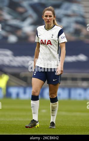 Abbie McManus von Tottenham Hotspur Women (Leihgabe von Manchester United) während der FA Women's Spur League zwischen Tottenham Hotspur und Arsenal Women am 27.. März 2021 im Tottenham Hotspur Stadium, London, Großbritannien (Foto by Action Foto Sport/NurPhoto) Stockfoto