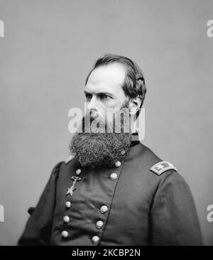 Porträt des Unionsgenerals John W. Geary während des amerikanischen Bürgerkrieges. Stockfoto