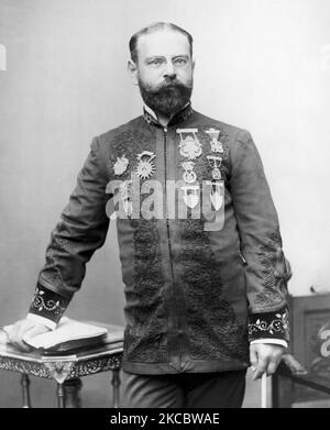 Porträt von John Phillip Sousa, 1895. Stockfoto