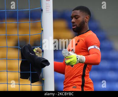 Thimothee Lo-Tutala von Tottenham Hotspur unter 18s während FA Youth Cup vierte Runde richtig zwischen AFC Wimbledon und Tottenham Hotspur auf Plough Lane Boden am 31.. März 2021 in Wimbledon, England. (Foto von Action Foto Sport/NurPhoto) Stockfoto