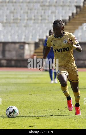 Elis in Aktion während des Spiels für die Liga NOS zwischen Belenenses SAD und Boavista FC, im Estadio Nacional, Lisboa, Portugal, 04, April 2021 (Foto von JoÃ£o Rico/NurPhoto) Stockfoto