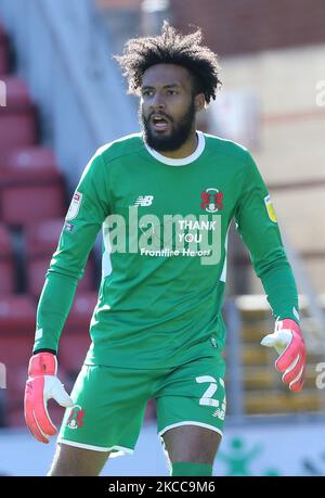 Lawrence Vigoroux von Leyton Orient während der Sky Bet League zwei zwischen Leyton Orient und Walsall im Brisbane Road Stadium, Southend, Großbritannien, am 03.. April 2021 (Foto by Action Foto Sport/NurPhoto) Stockfoto