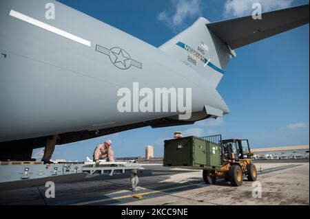 Luftträger von einem C-17 Globemaster III Stockfoto