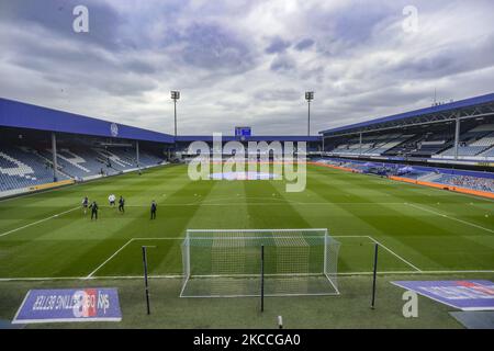 QPR Stadium vor dem Sky Bet Championship-Spiel zwischen Queens Park Rangers und Sheffield Wednesday im Loftus Road Stadium, London am 10.. April 2021. (Foto von Ian Randall/MI News/NurPhoto) Stockfoto