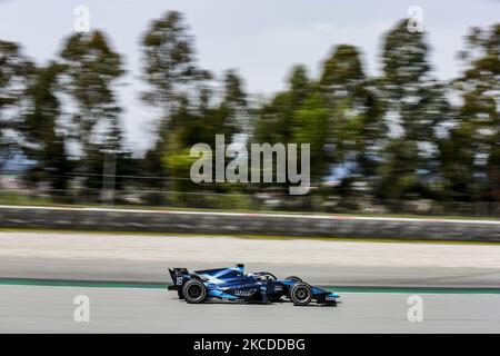 16 Roy Nissany aus Israel von DAMS, Aktion am dritten Tag des FIA Formel 2 Testens auf dem Circuit de Barcelona - Catalunya am 25. April 2021 in Montmelo, Spanien. (Foto von Xavier Bonilla/NurPhoto) Stockfoto