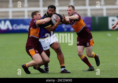Ukuma Ta'ai von Newcastle Thunder in Aktion beim WETTSPIEL DER BETFRED Championship zwischen Newcastle Thunder und Batley Bulldogs am 2.. Mai 2021 im Kingston Park, Newcastle, England. (Foto von Chris Lishman/MI News/NurPhoto) Stockfoto