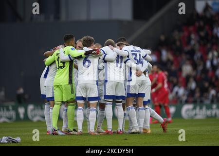 !! Während des Spiels der dänischen Superliga zwischen dem FC Kopenhagen und der Aarhus AGF am 3. Mai 2021 im Parkenstadion in Kopenhagen, Dänemark. (Foto von Ulrik Pedersen/NurPhoto) Stockfoto