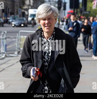 Kate Green verlässt das Parlament am 11.. Mai 2021 in London, Großbritannien, nach der Rede der Königinnen. (Foto von Tejas Sandhu/MI News/NurPhoto) Stockfoto