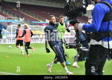 Raphinha von Leeds United beim Premier League-Spiel zwischen Burnley und Leeds United am 15. Mai 2021 in Turf Moor in Burnley, England. Sportstadien in ganz Großbritannien unterliegen aufgrund der Coronavirus-Pandemie weiterhin strengen Beschränkungen, da staatliche Gesetze zur sozialen Distanzierung Fans innerhalb von Veranstaltungsorten verbieten, was dazu führt, dass Spiele hinter verschlossenen Türen gespielt werden. (Foto von MI News/NurPhoto) Stockfoto