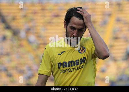Dani Parejo von Villarreal während des spanischen La Liga-Spiels zwischen dem FC Villarreal und dem FC Sevilla am 17. Mai 2021 im Stadion La Ceramica. (Foto von Jose Miguel Fernandez/NurPhoto) Stockfoto