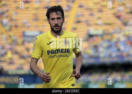 Dani Parejo von Villarreal während des spanischen La Liga-Spiels zwischen dem FC Villarreal und dem FC Sevilla am 17. Mai 2021 im Stadion La Ceramica. (Foto von Jose Miguel Fernandez/NurPhoto) Stockfoto