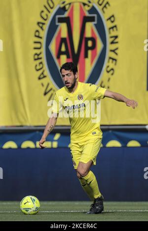Dani Parejo von Villarreal während des spanischen La Liga-Spiels zwischen dem FC Villarreal und dem FC Sevilla am 17. Mai 2021 im Stadion La Ceramica. (Foto von Jose Miguel Fernandez/NurPhoto) Stockfoto