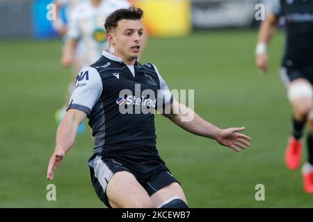 Adam Radwan von Newcastle Falcons in Aktion während des Spiels der Gallagher Premiership zwischen Newcastle Falcons und Northampton Saints im Kingston Park, Newcastle am 17.. Mai 2021. (Foto von Chris Lishman/MI News/NurPhoto) Stockfoto