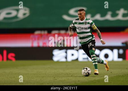 Antunes in Aktion während des Spiels der Liga NOS zwischen Sporting CP und Maritimo, im Estadio José Alvalade, Lissabon, Portugal, 19. 2021 (Foto von João Rico/NurPhoto) Stockfoto