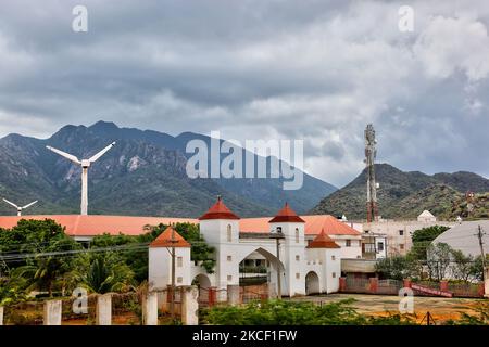 Sardarrajas College of Nursing in Kavalkinaru, Tamil Nadu, Indien. (Foto von Creative Touch Imaging Ltd./NurPhoto) Stockfoto